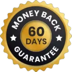 60 days moneyback guarantee badge from neotonics official website .webp