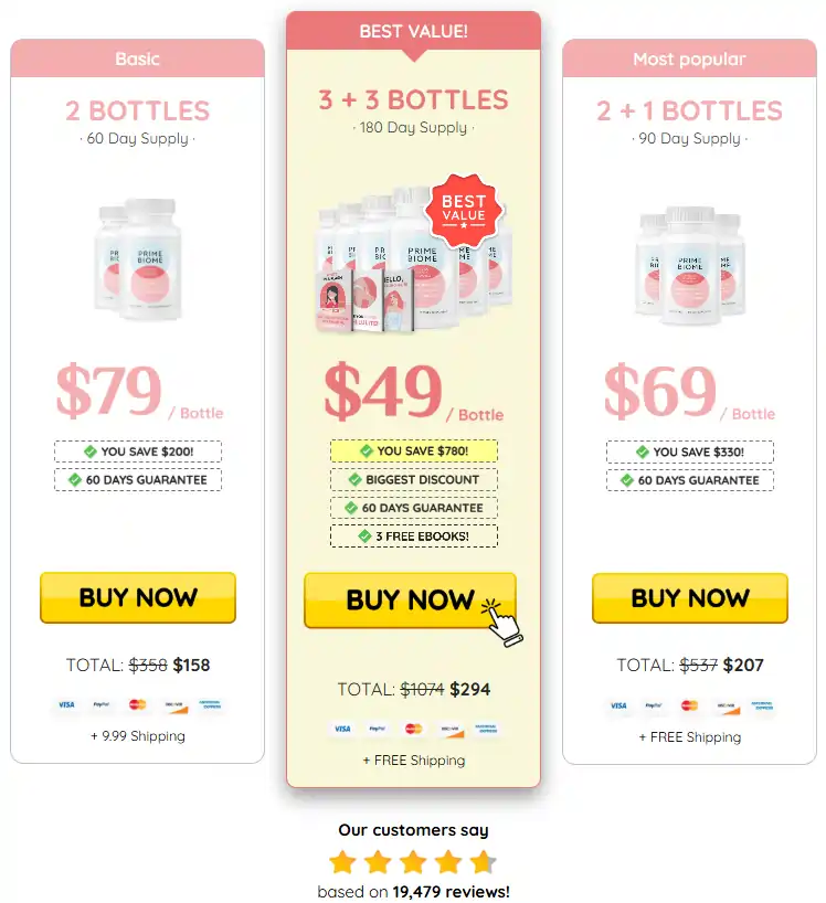 primebiome official website buy online pricing list